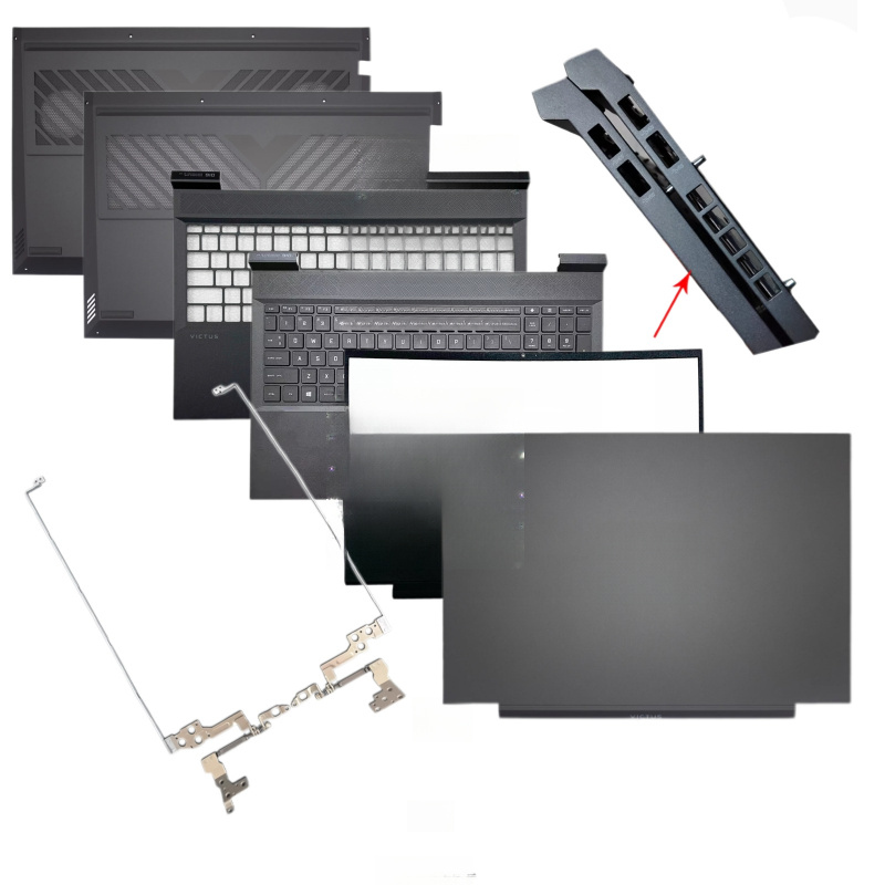 Laptop Accessories Hp Victus - غطاء خلفي وحواف ومسند لليد وقاعدة