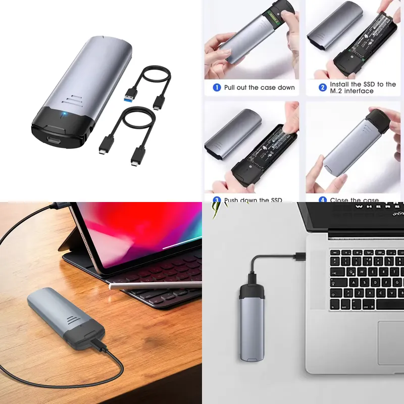 External Nvme Ssd - علبة M2 NVMe SSD بسرعة 10