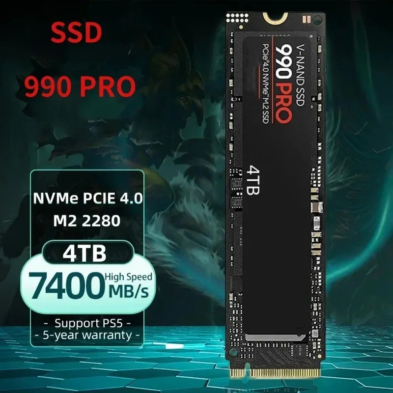 قرص SSD أصلي 990 PRO M.2 2280  - مراجعة External Nvme Ssd وسعره