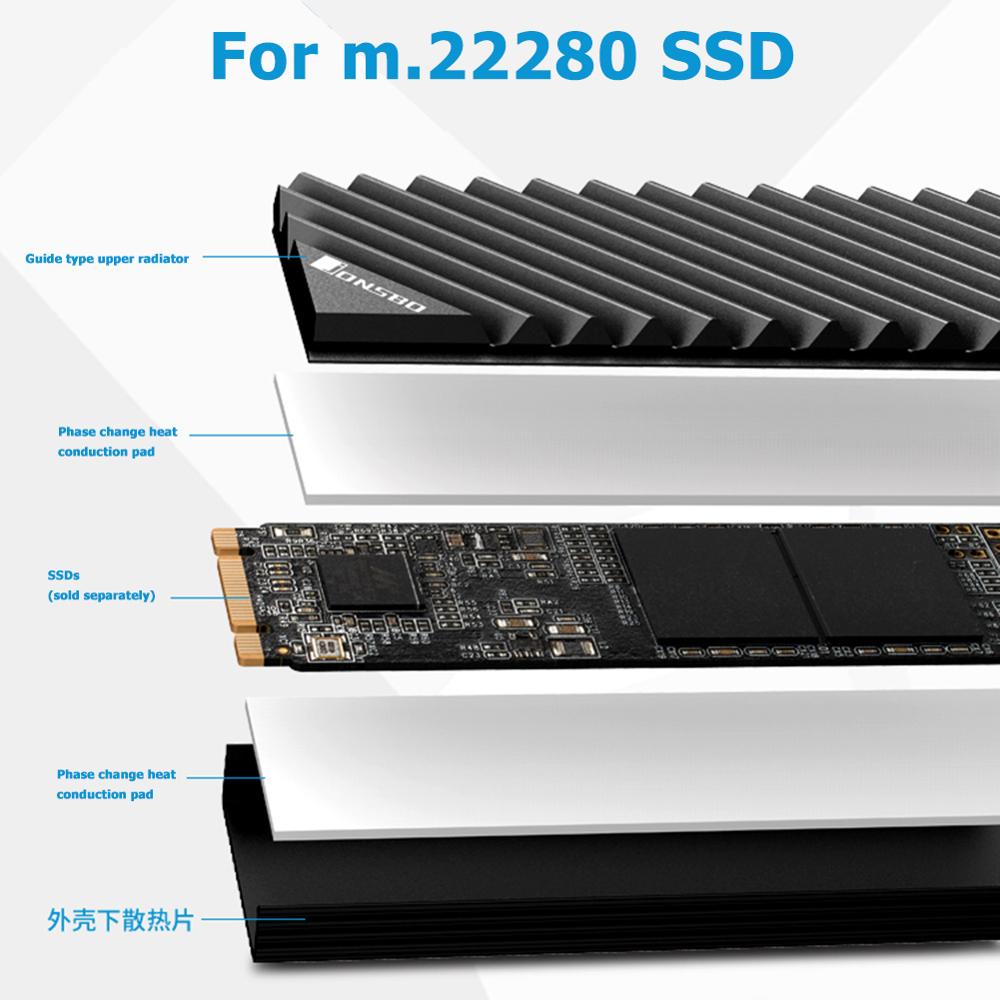 مشتت حراري من الألومنيوم لـ Jo - مراجعة External Nvme Ssd وسعره