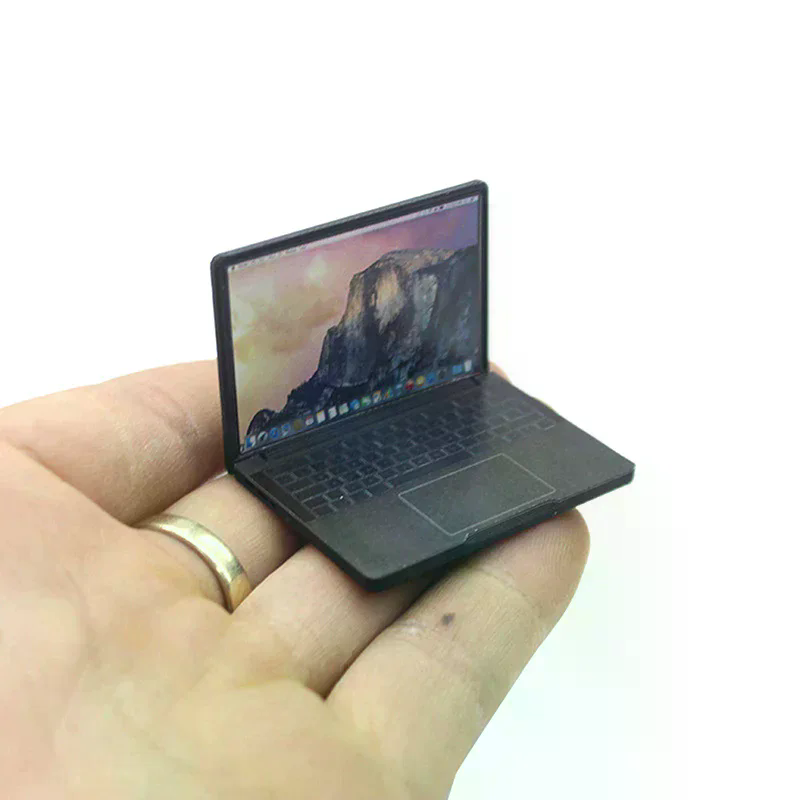 كمبيوتر محمول مصغر لطيف محاكي  - مراجعة Laptop Accessories Diy وسعره