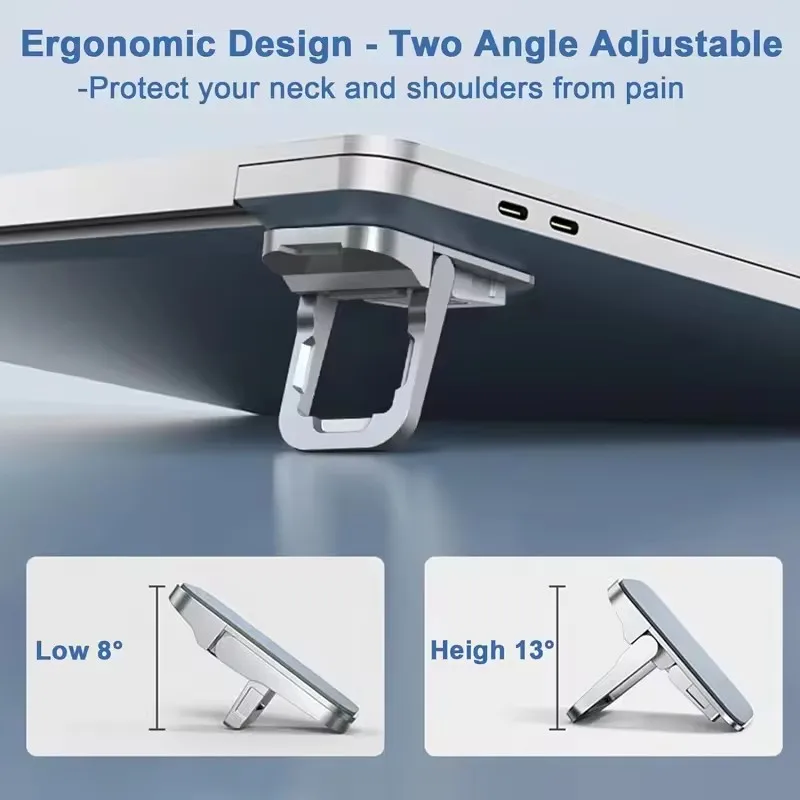 2/4 قطع حامل لابتوب صغير قابل  - مراجعة Laptop Stand Riser وسعره